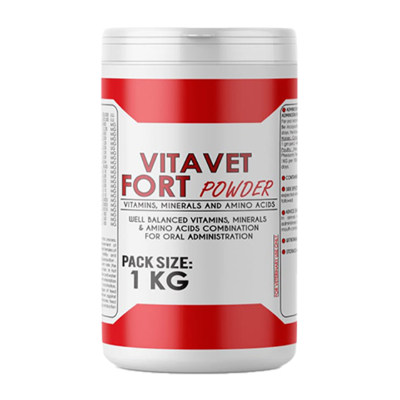 Refit Fort Powder VITAVET FORT POWDER - Al Alamia Veterinary Medicine Manufacturer